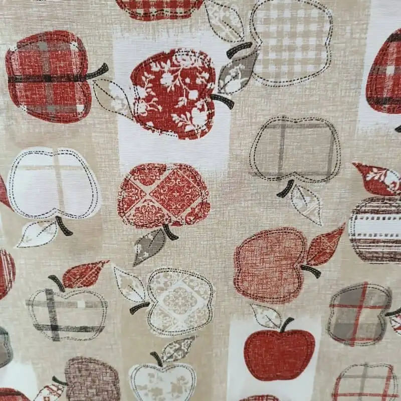 Loneta vászon alma minta