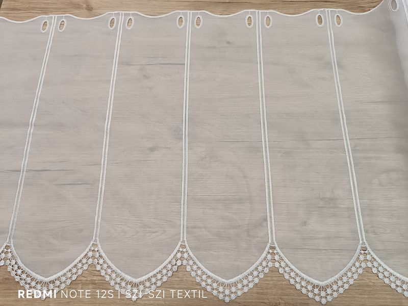 Vitrázs függöny 45cm természetes hatású