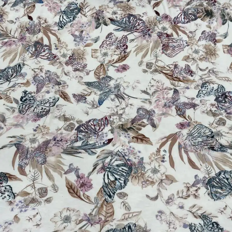 Poliamid jersey mintás pillangós