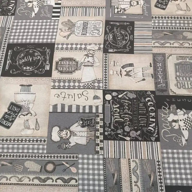 Loneta vászon konyhai