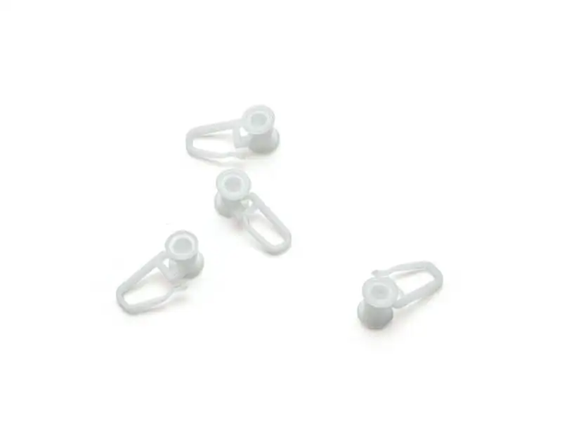 Műanyag görgő kampóval másodsínhez