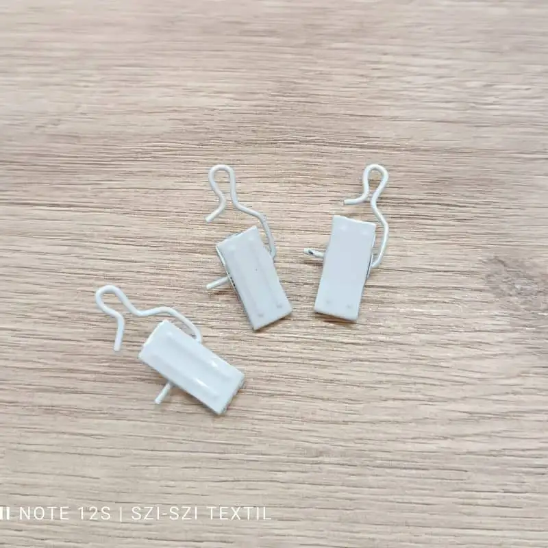 Fémcsipesz I-profilhoz  classic fehér