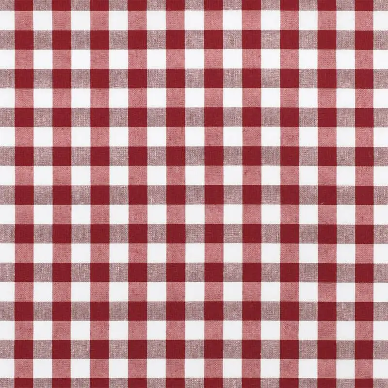 Viaszos vászon asztalterítő piros kockás
