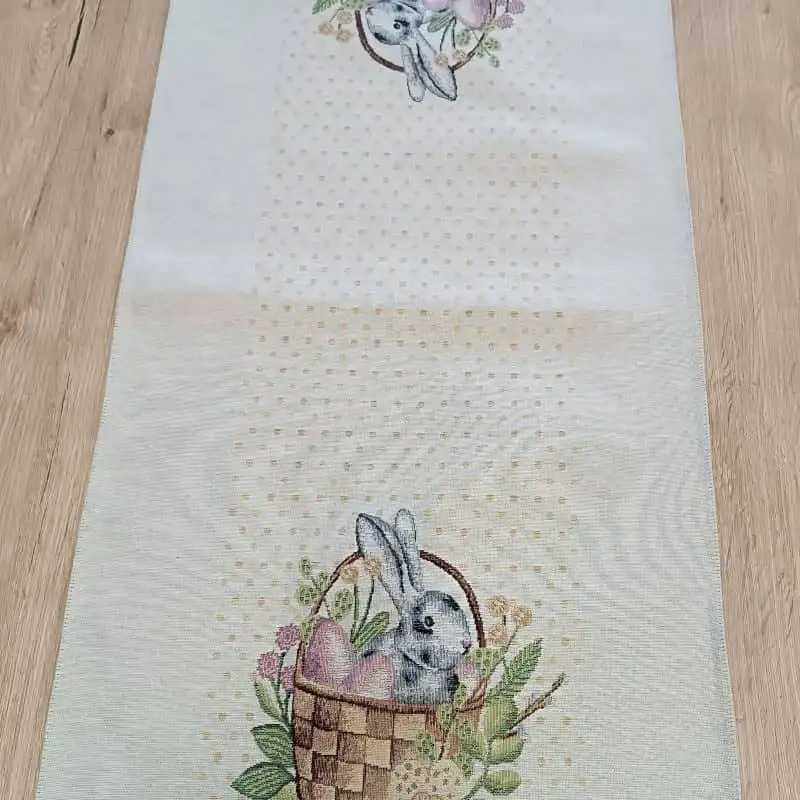 Gobelin futó nyuszis 45x90cm