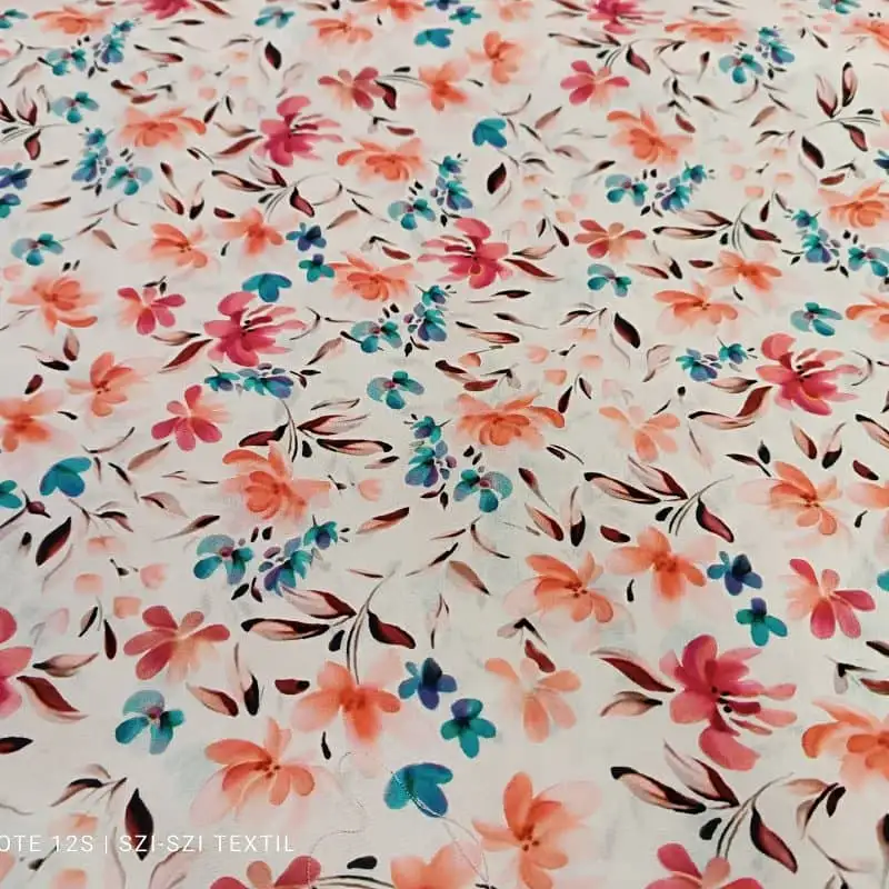 Flokon színes virágos 4