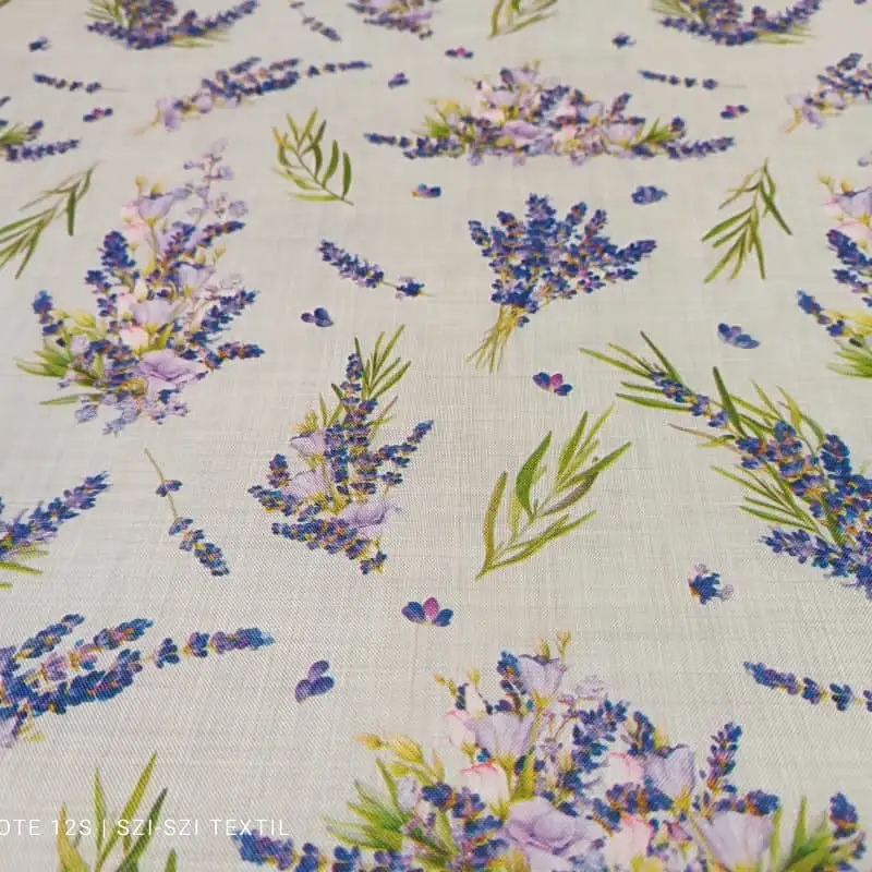 Party vízlepergetős anyag virágok