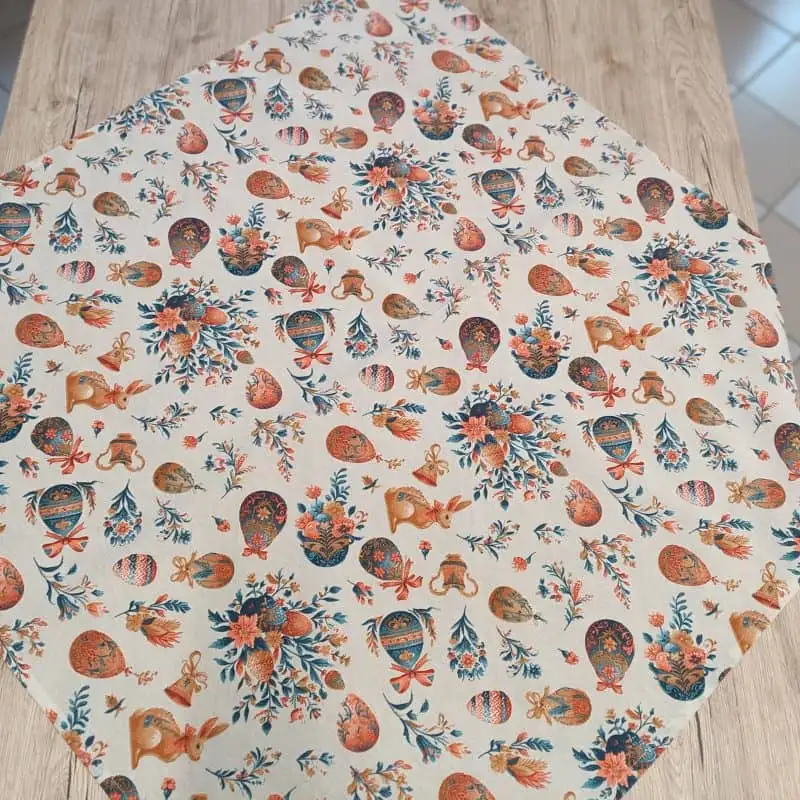 Loneta napron nyuszis 90x90cm