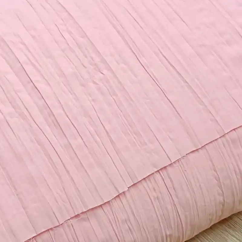 Pamut plisszé rózsaszín