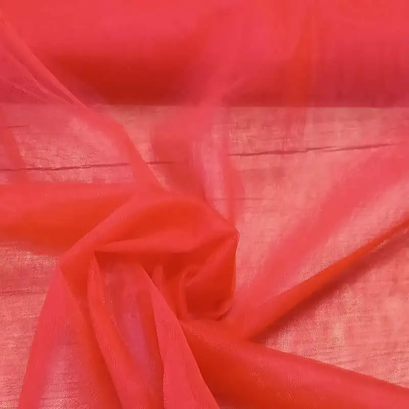 Elasztikus tüll piros