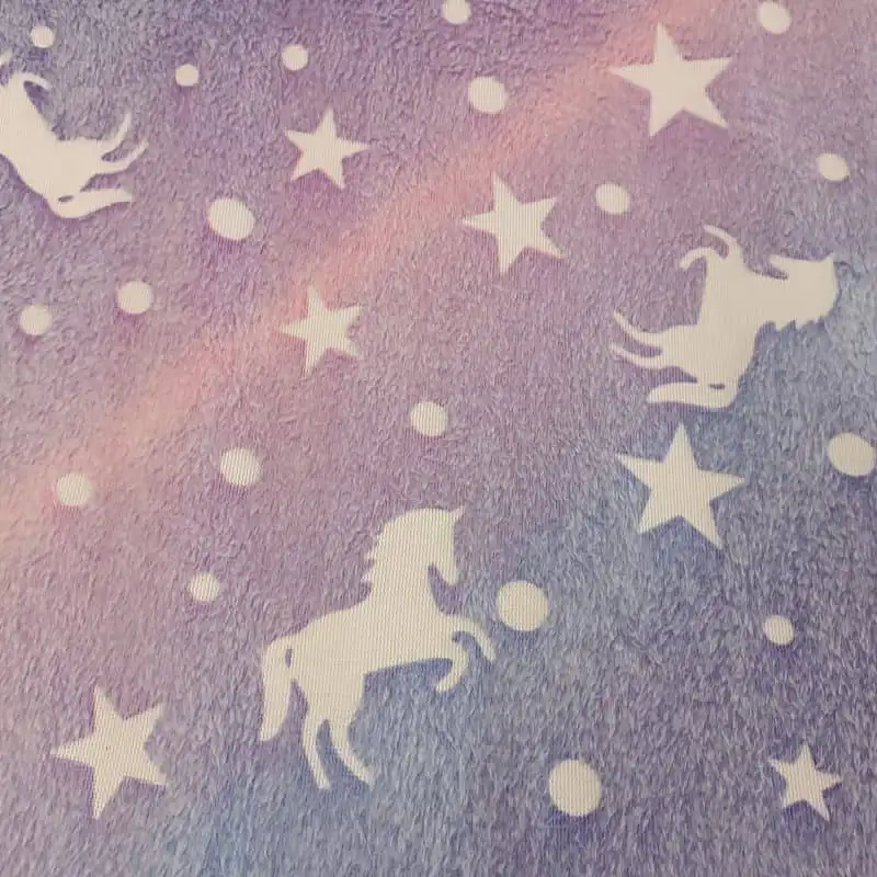 Fluoreszkáló soft unikornis