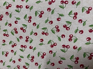 Impregnált vászon asztalterítő cseresznye