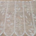 Vitrázsfüggöny indás 60cm