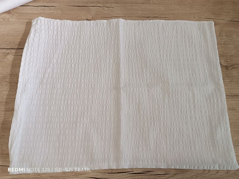 Krepp kispárnahuzat fehér 40x50cm